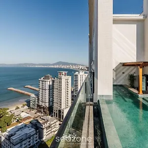 Apartamento Mhfbs - Edificio Moderno C/ Piscina Vista Mar Em, Itapema